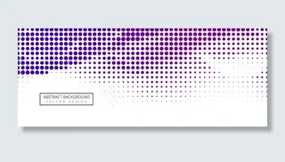 抽象半色调横幅banner设计