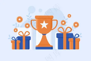 奖励计划矢量图