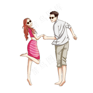 七夕情人节爱情情侣有情人终成眷