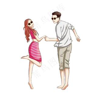 七夕情人节爱情情侣有情人终成眷