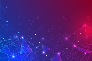 未来主义波浪点背景