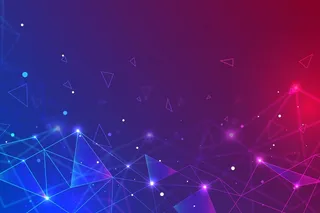 未来主义波浪点背景