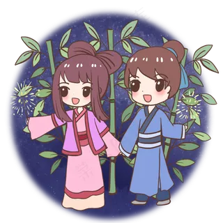 牛郎织女放烟火