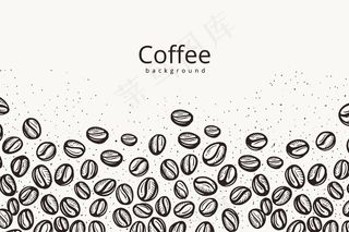 咖啡豆背景