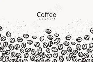 咖啡豆背景