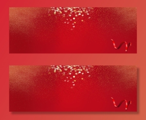 淘宝双十一大促喜庆红色banner