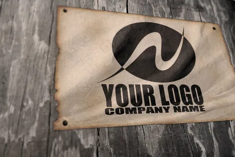 logo样机标志样机智能贴图