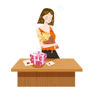 教师节送老师礼物png素材