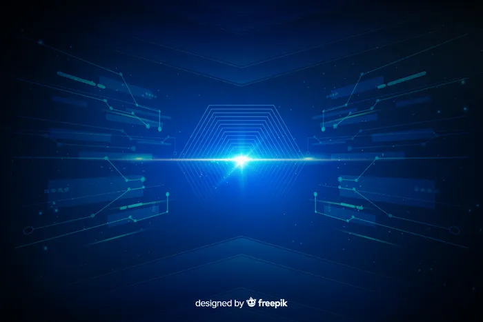 技术接口光隧道背景eps,ai矢量模版下载