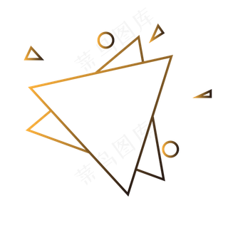 矢量渐变三角形对话框