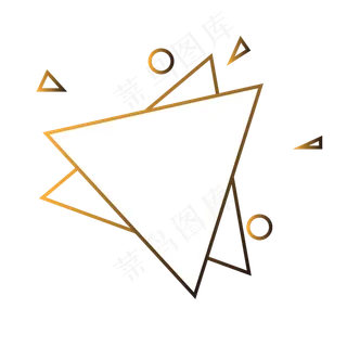 矢量渐变三角形对话框