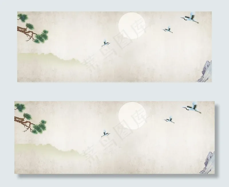 中国风古典白露节气banner(1920*700px 	       )psd模版下载