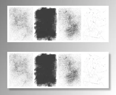 复古垃圾横幅banner套装