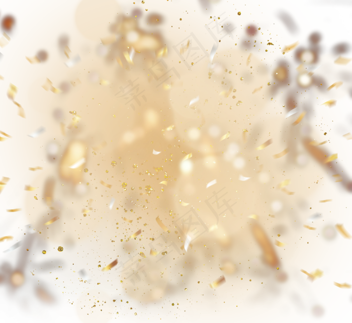 温馨庆典五彩纸屑亮点