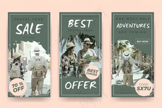 旅游销售模板故事