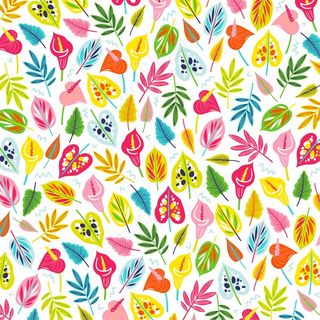 五彩缤纷的奇花异叶图案 五彩缤纷的奇花异叶图案