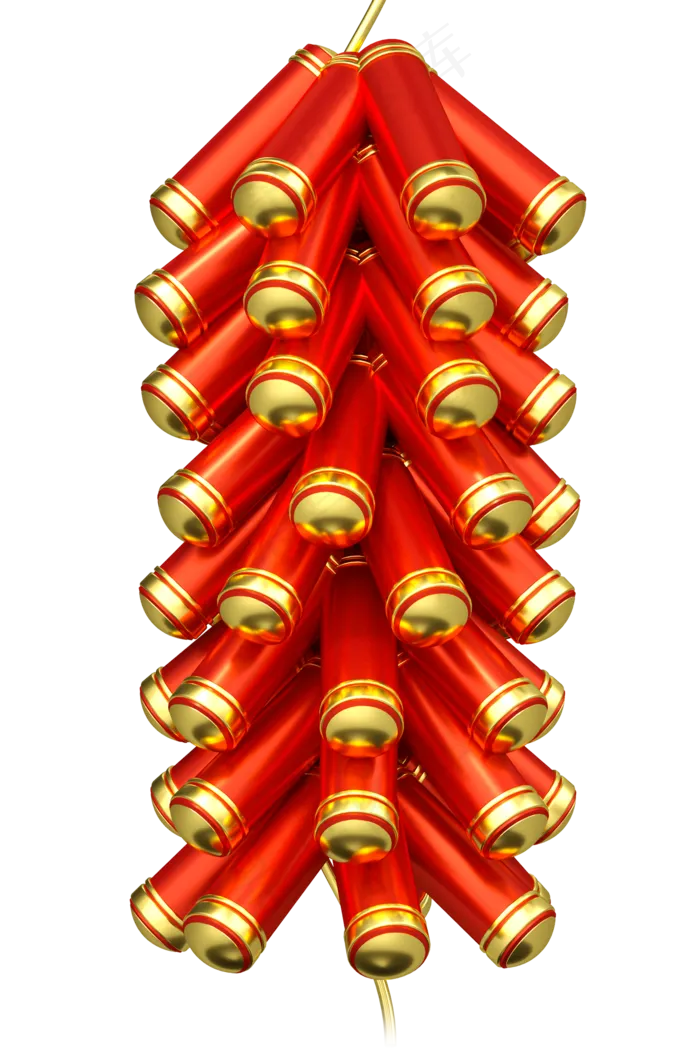 牛年鞭炮2021(2048X2048(DPI:132))psd模版下载