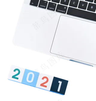 2021新年数字方块键盘桌面