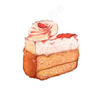 重阳节糕点重阳糕点心草莓蛋糕甜