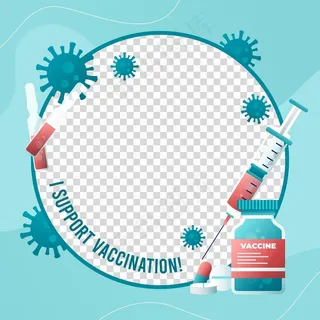 用于个人资料图片的冠状病毒facebook框架