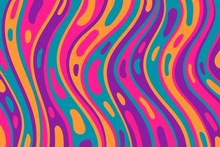 平面手绘迷幻格调背景