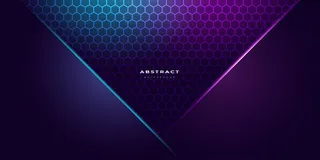 霓虹灯彩色抽象背景模板