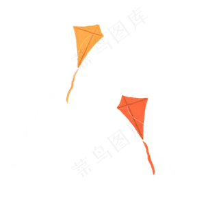 手绘小清新风筝下载