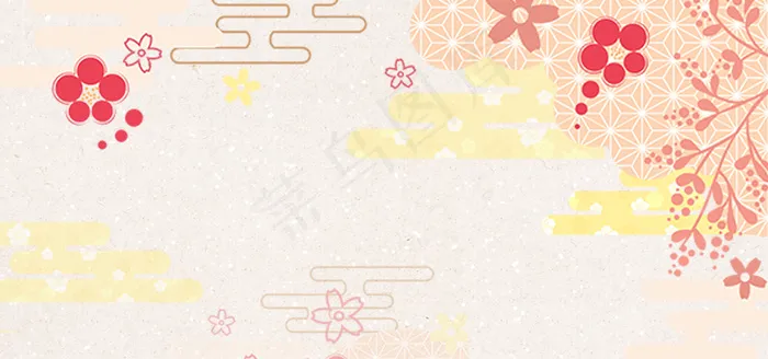 新年云纹云纹(1920*900px 	       )psd模版下载