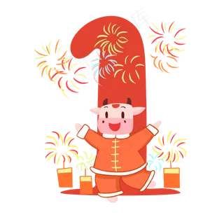 2021新年牛年数字