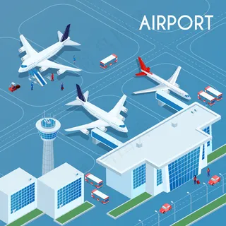 机场室外等距图