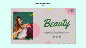 美丽概念横幅banner网页模板