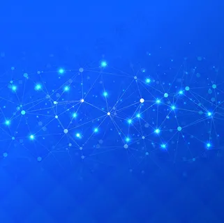 抽象的蓝色技术背景