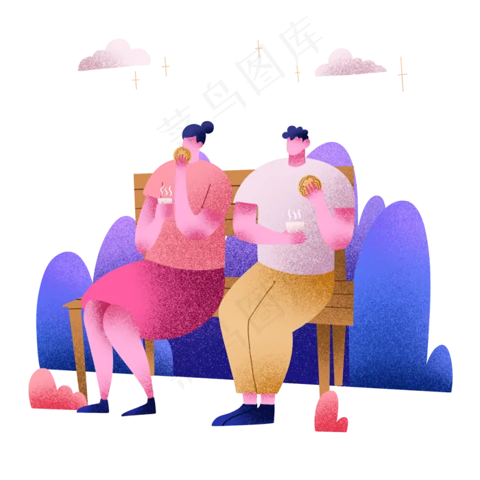 中秋节一家人吃月饼(2000X2000(DPI:300))psd模版下载