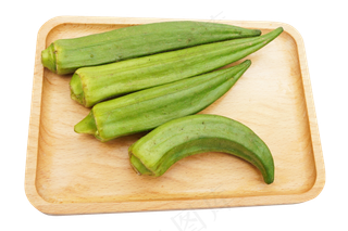 绿色蔬菜秋葵