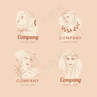 一套天然化妆品标识