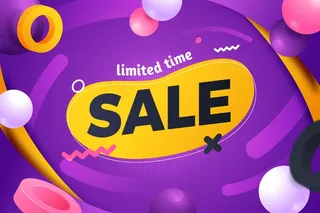 抽象形状的销售背景