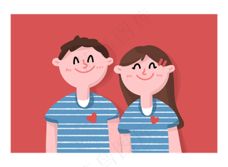 七夕节结婚证件水兵海魂衫服饰