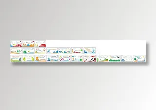 校园围墙手绘画 校园文化墙展板