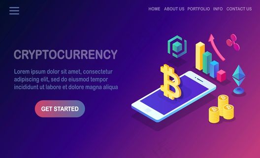 加密货币和区块链。挖掘比特币。