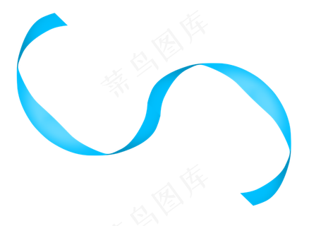 七夕情人节爱情彩带装饰免抠png