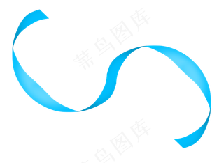 七夕情人节爱情彩带装饰免抠png