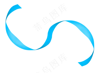 七夕情人节爱情彩带装饰免抠png