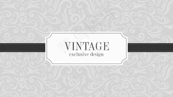 豪华灰色复古装饰背景