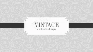 豪华灰色复古装饰背景