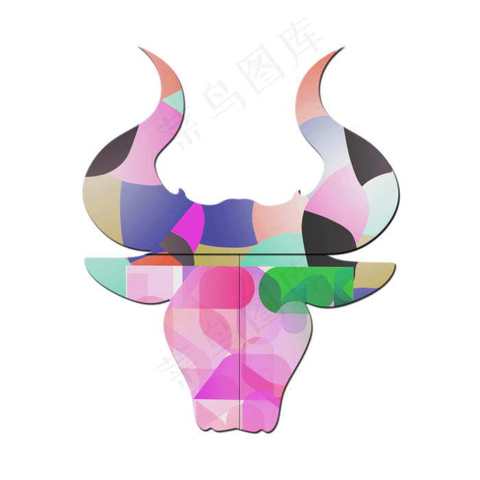 拼接牛年(2000X2000(DPI:300))psd模版下载