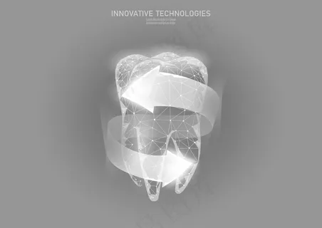 低倍牙齿保护医疗理念。