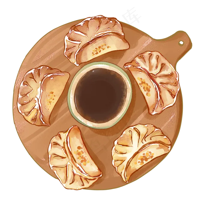 冬季立冬节气团圆美食饺子(1408X1356(DPI:300))psd模版下载