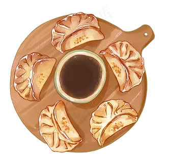 冬季立冬节气团圆美食饺子