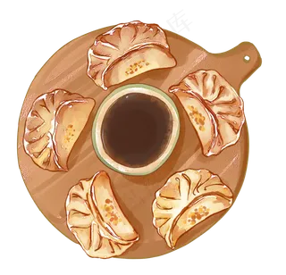 冬季立冬节气团圆美食饺子