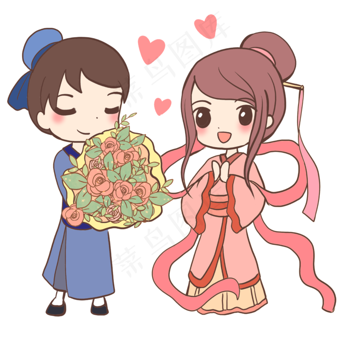 牛郎送花给织女
